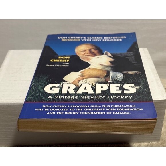 Don Cherrys Bestseller Reissued New Epilogue Grapes: A Vintage View Of Hockey - Picture 6 of 10